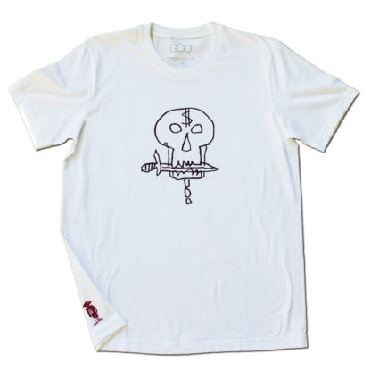 Skull White Ultrafine T-Shirt
