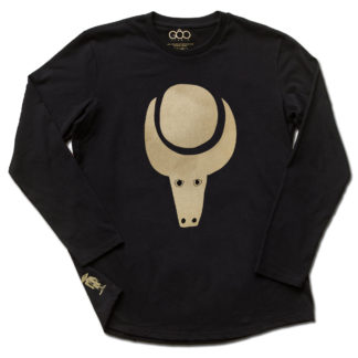 Buffalo on Black Long Sleeve T-Shirt